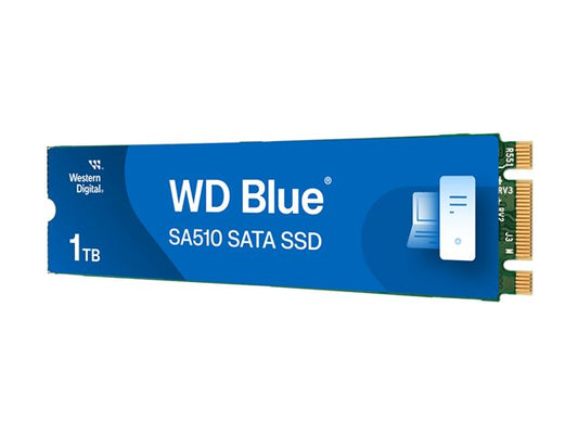 WD Blue SA510 SSD 1To M.2 2280 SATA III 6Gb/s internal single-packed POWERED BY SANDISK