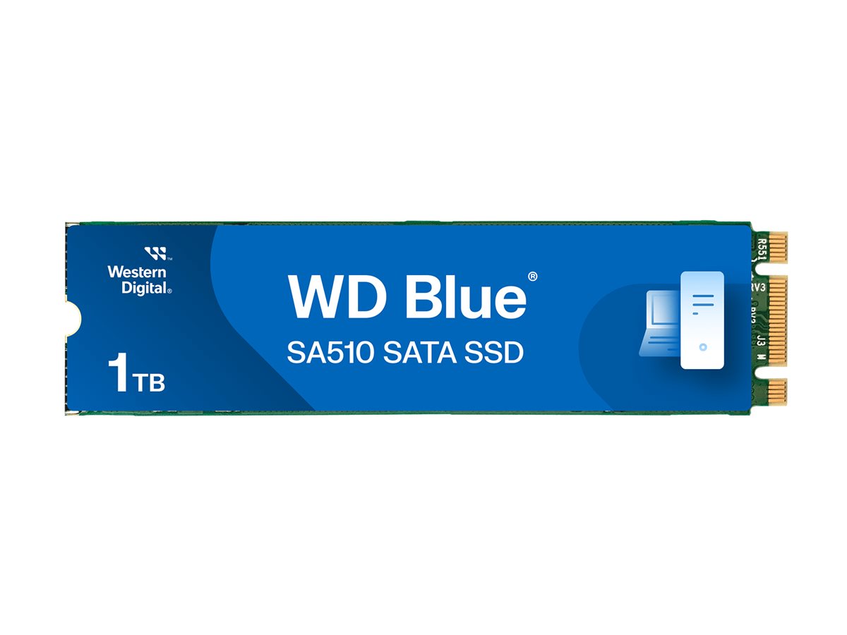 WD Blue SA510 SSD 1To M.2 2280 SATA III 6Gb/s internal single-packed POWERED BY SANDISK