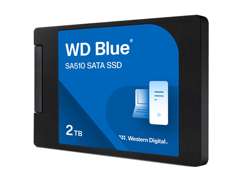 WD Blue SA510 SSD 2To SATA III 6Gb/s cased 2.5p 7mm internal single-packed POWERED BY SANDISK