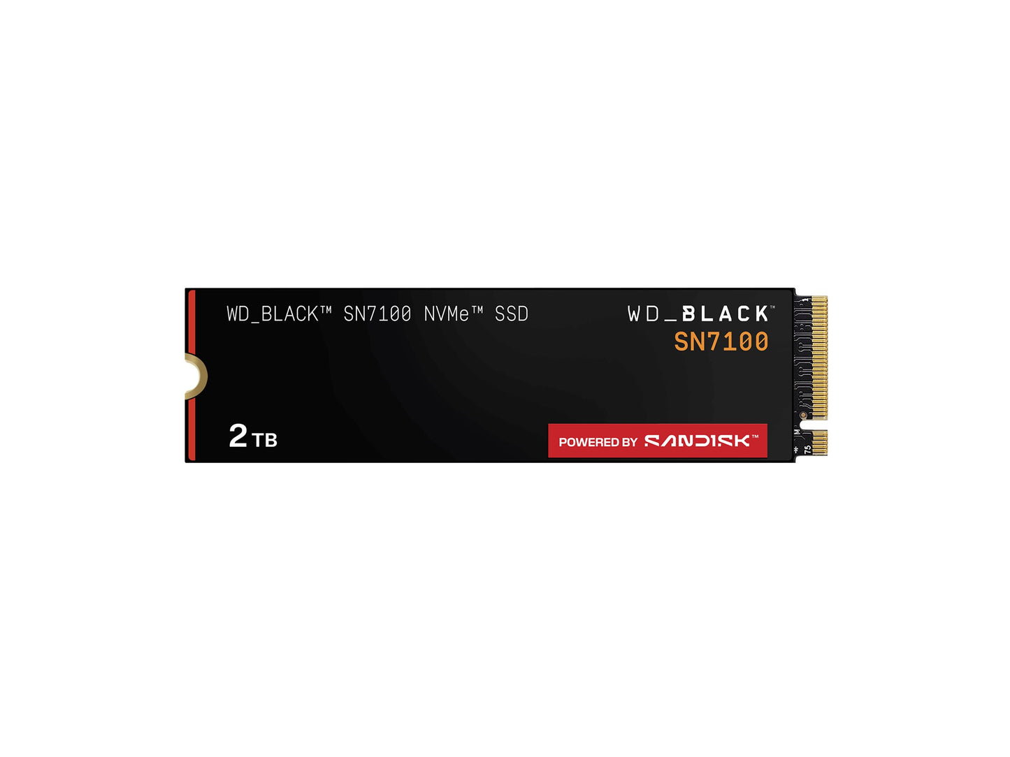 WD Black SN7100 NVMe SSD 2To M.2 2280 POWERED BY SANDISK