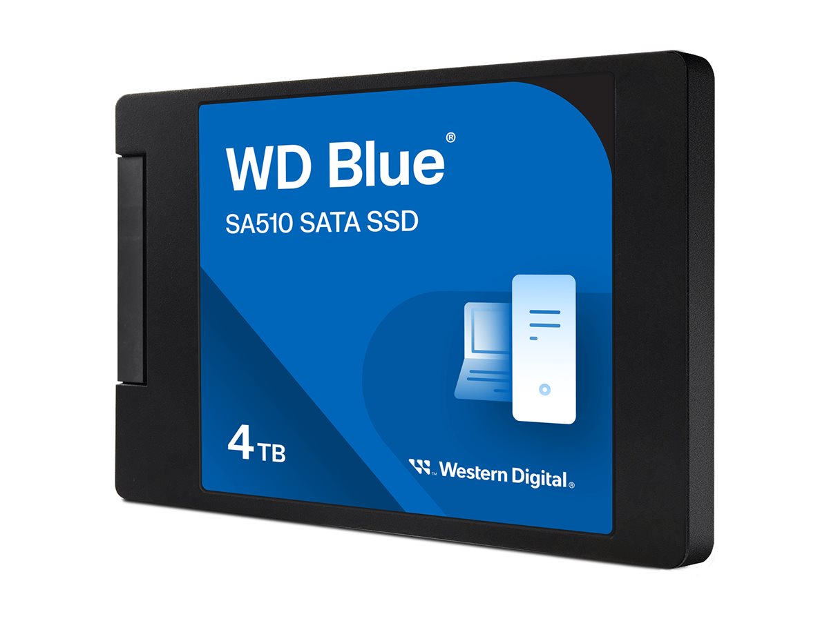 WD Blue SA510 SSD 4To SATA III 6Gb/s cased 2.5p 7mm internal single-packed POWERED BY SANDISK