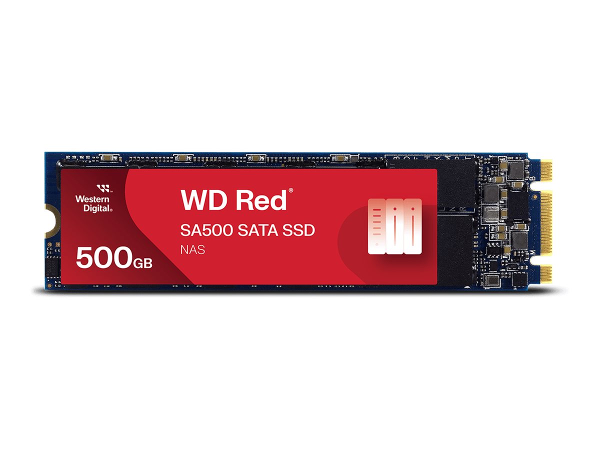 WD Red SSD SA500 NAS 500Go SATA III 6Go/s M.2 2280 Bulk POWERED BY SANDISK