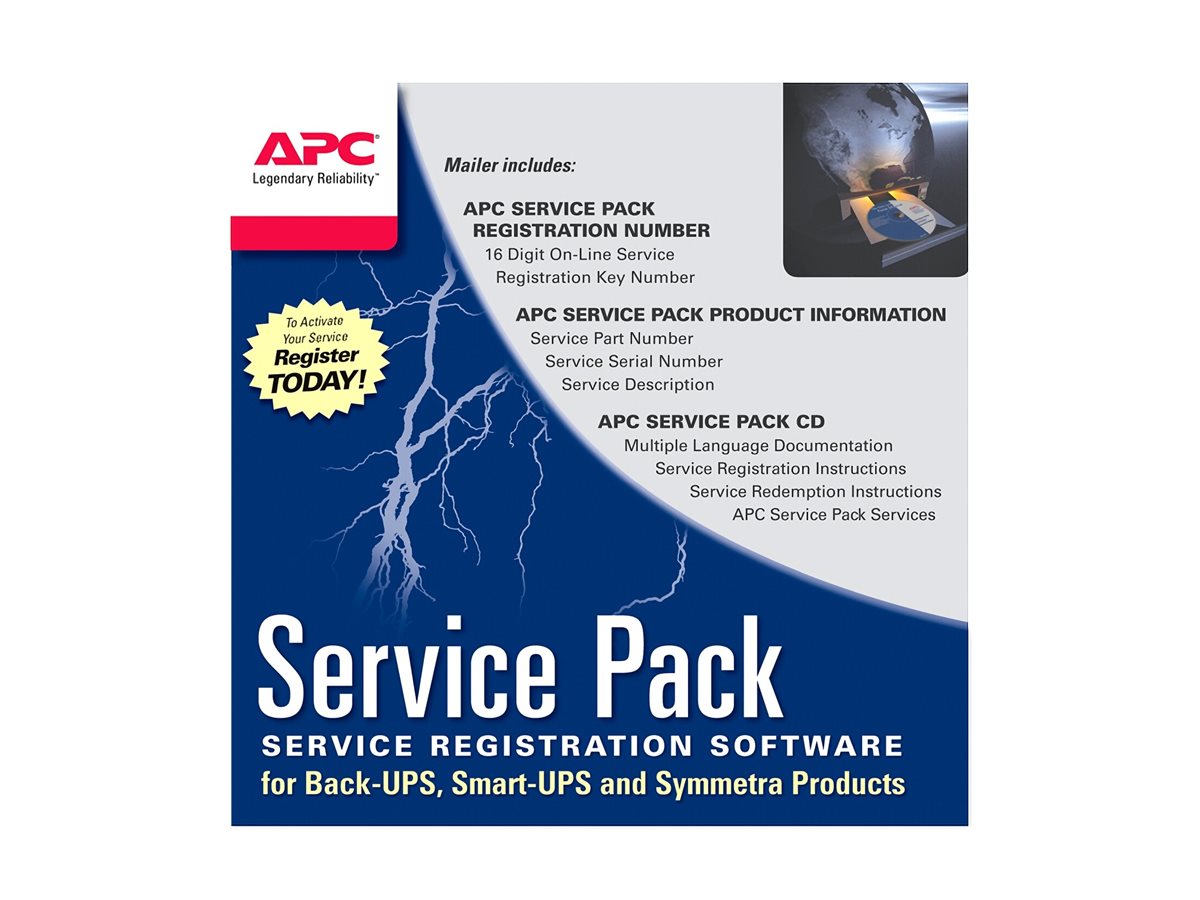 APC 1 YEAR EXTENDED WARRANTY SERVICE PACK BOITE