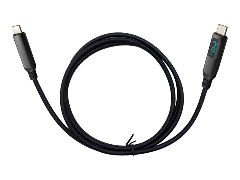 I-TEC Thunderbolt 4/USB4 Class Pro Cable 240W with LCD 40 Gbps 150 cm