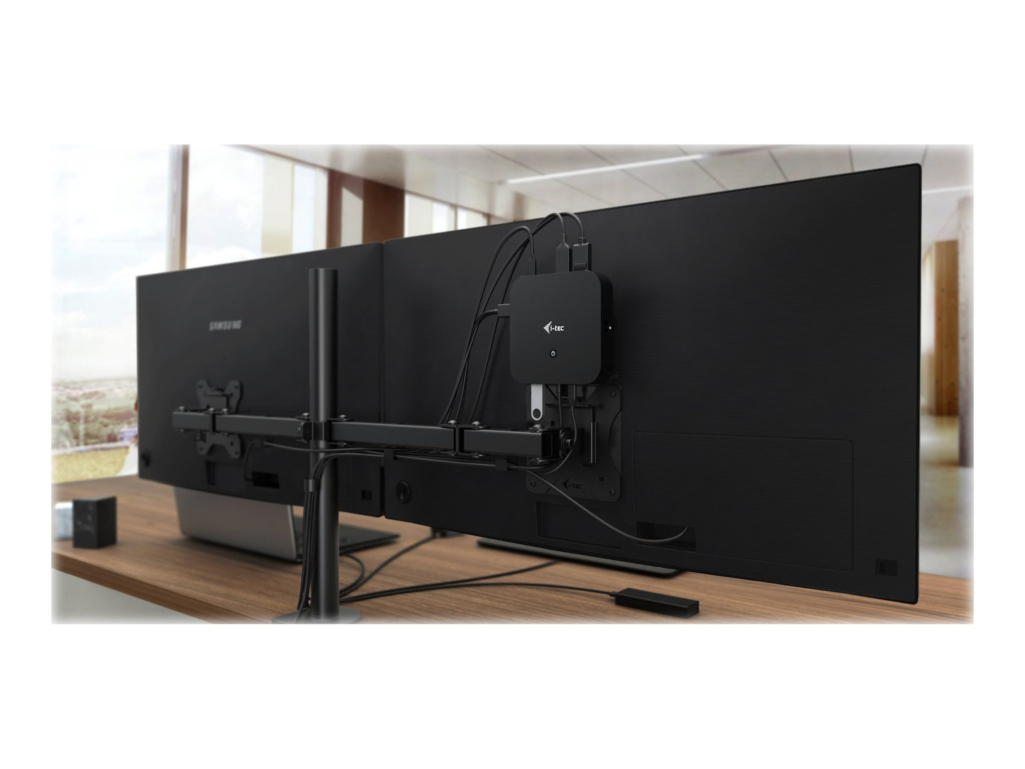 I-TEC USB-C Dual Display MST DS 1xDP 1xHDMI 1xGLAN 3xUSB 3.0 2x USB 2.0 1xUSB-C-Datei 1xAudio/Mic Jack 1x100W USB-C PD