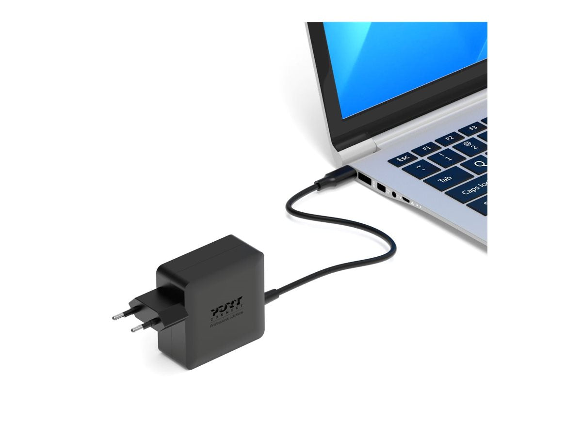 PORT DESIGNS PORT DESIGNS Power Supply GaN 65W - TYPE C - PLUG IN - EU