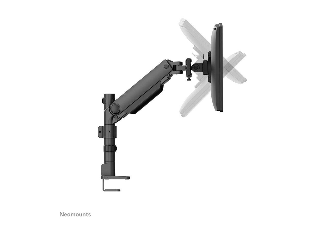 NEOMOUNTS DS65S-950BL2 Support décran à fixer 24-34p - ressort à gaz - Topfix - multiréglable - arrêt 180