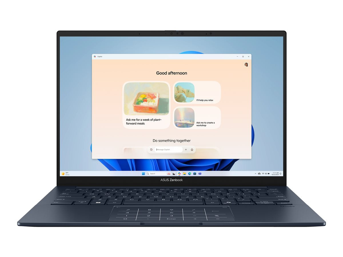 ASUS ASUS Zenbook UX3405CA-DICQD1120X Intel Core Ultra 5 225H 14p WUXGA LPDDR5X 16Go 512Go PCIE G4 SSD Intel Arc Graphics W11P Blue