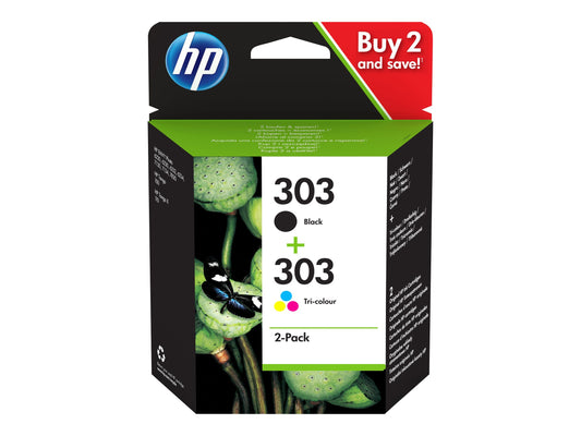 HP INC. HP 303 Black/Tri - Color Original Ink Cartridge 2-Pack