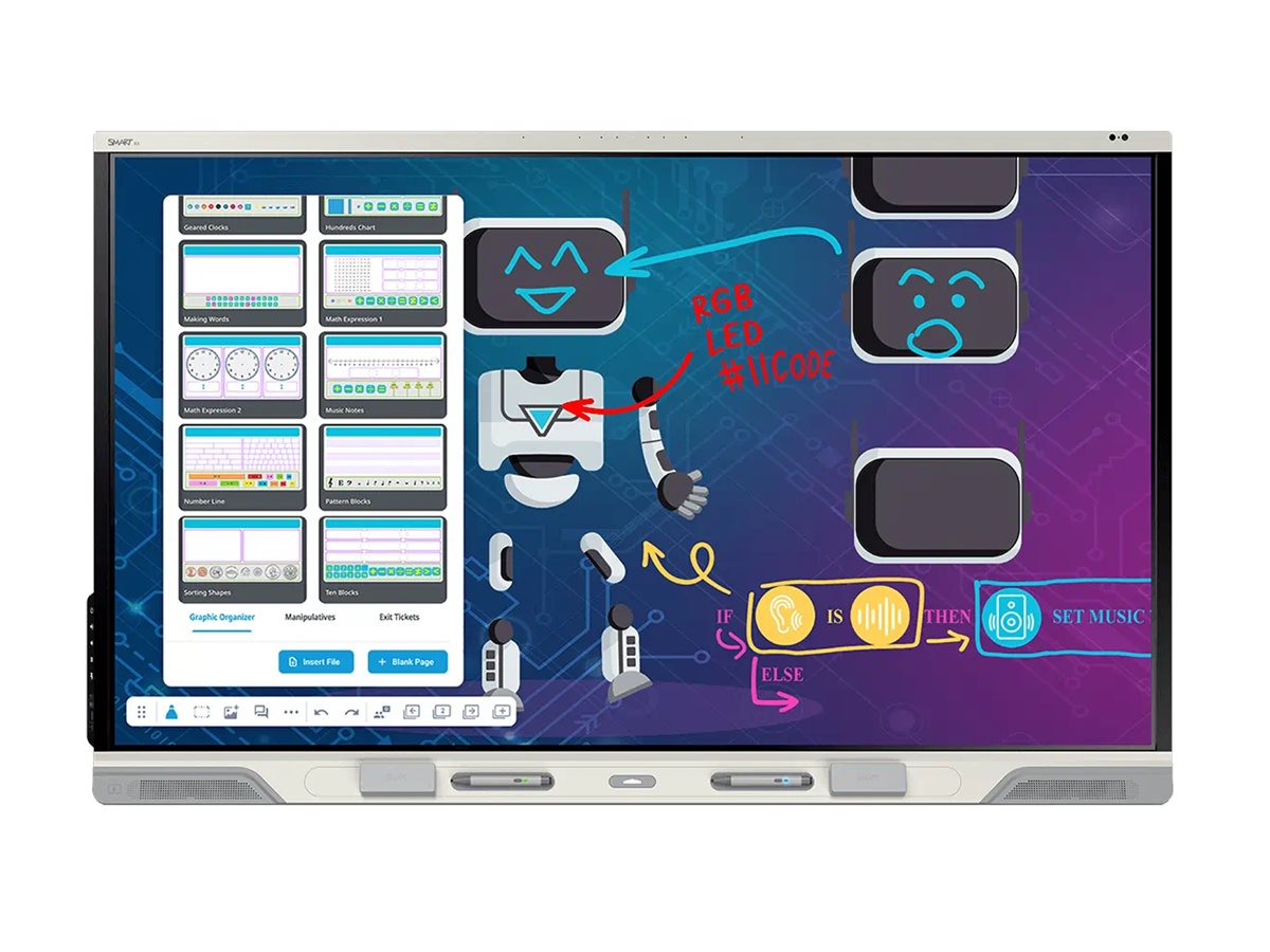 SMART Board RX086 86p 4K series Interactive Display with iQ