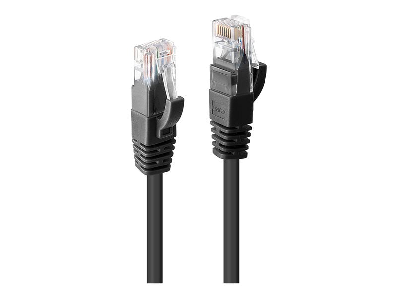 LINDY Cat.6 UTP Cable Black 2m
