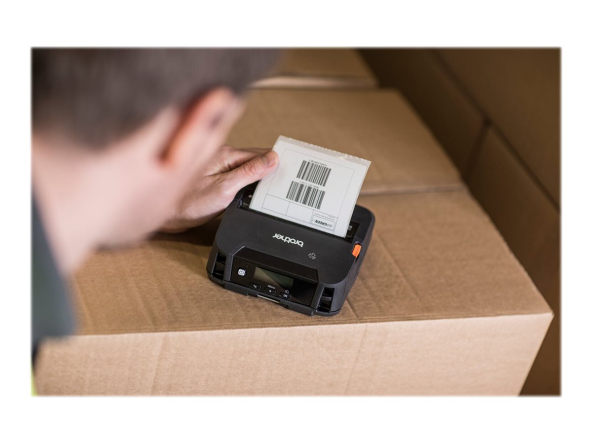 BROTHER RuggedJet RJ-4230B Receipt printer direct thermal Roll 114mm 203x203dpi 127mm/sec USB 2.0 Bluetooth 4.2