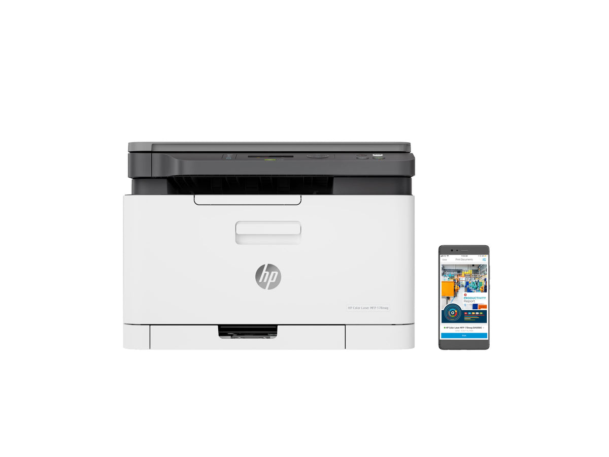 HP INC. HP Color Laser MFP 178nw MFP colour laser A4 210x297mm A4 18ppmcopy 18ppmprint 150 sheets USB 2.0 LAN Wi-Fi