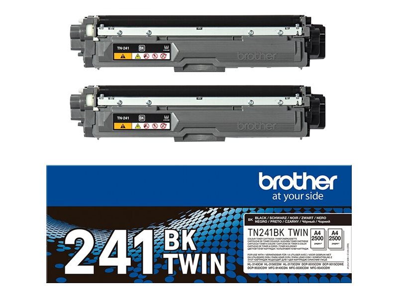 BROTHER BROTHER TN241BK TWIN-pack black toners BK 2500pages/cartridge