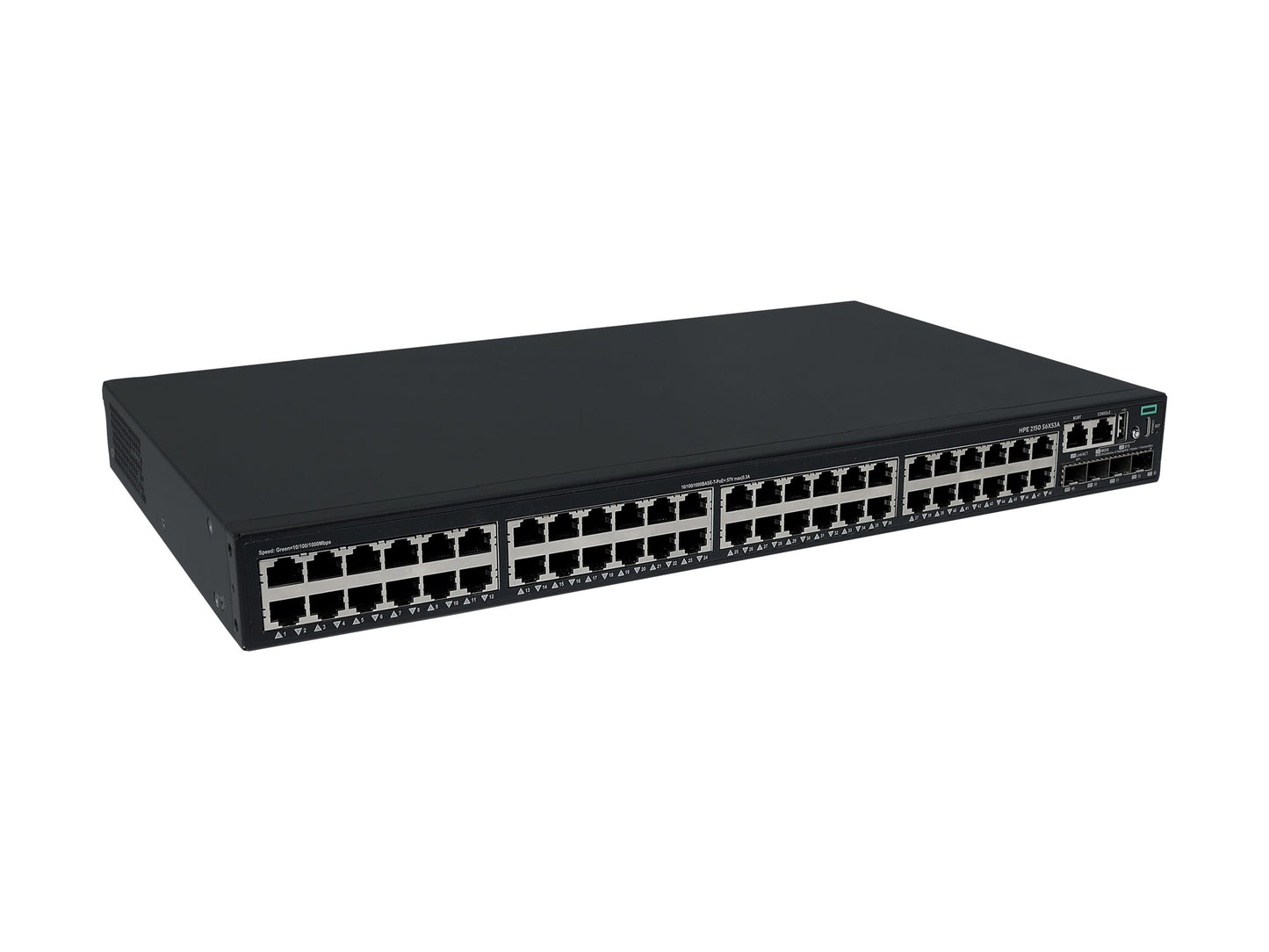 HEWLETT PACKARD ENTERPRISE HPE Networking CW 2150 48p 10M/100M/1G PoE+ 4p SFP+ 1G/10G 390W Switch EU en