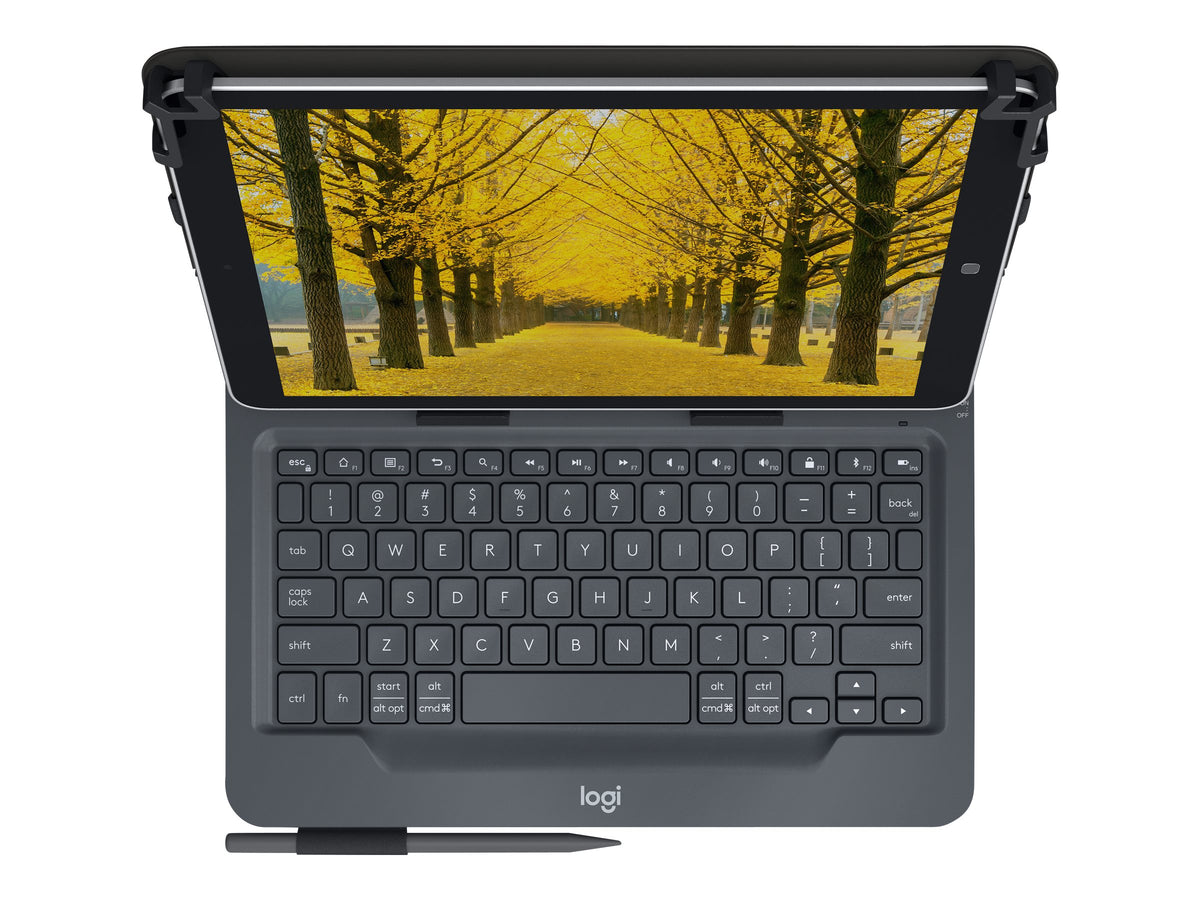LOGITECH Universal Folio with integrated keyboard for 23 - 25,5cm / 9-10 inch tablets (FRA)