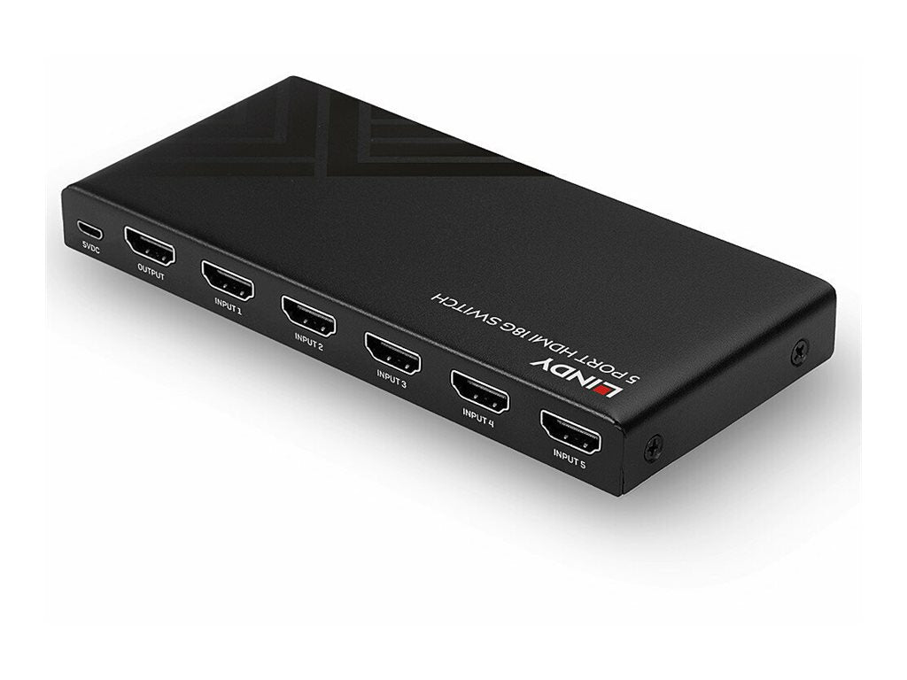 LINDY LINDY 5 Port HDMI 18G Switch