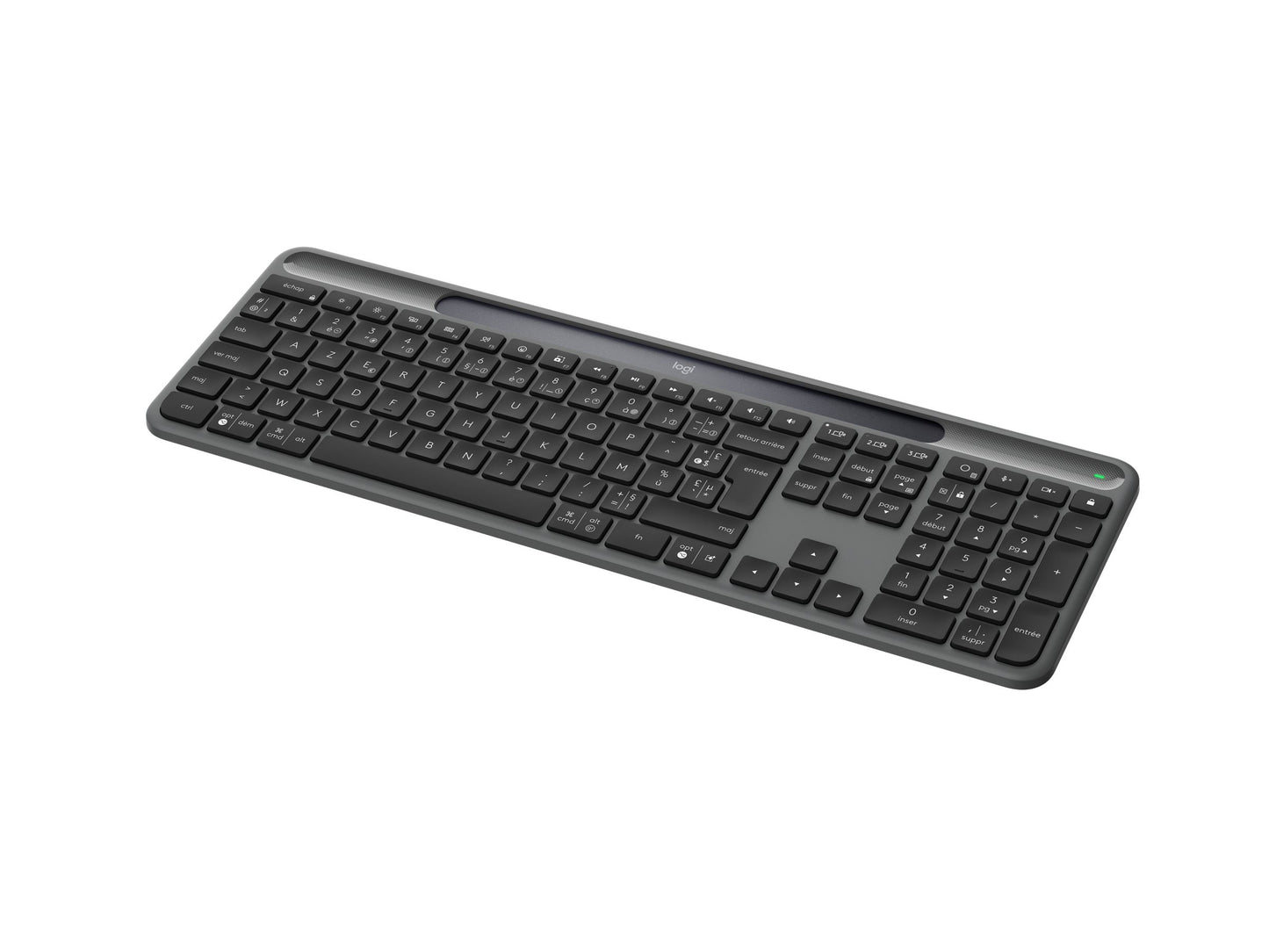 LOGITECH LOGITECH Slim Solar+ for Business - Graphite - (FR)