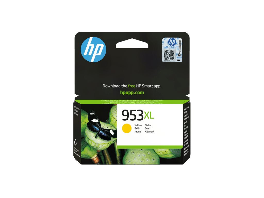 HP 953XL original Ink cartridge F6U18AE BGX Yellow 1.450 Pages