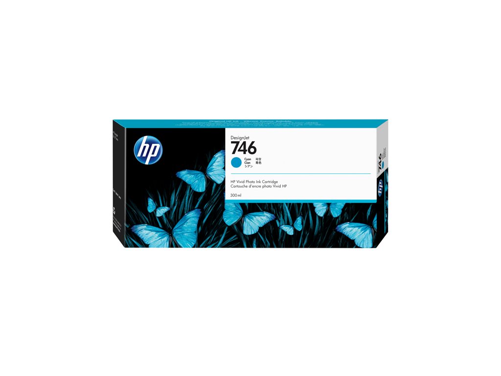 HP 746 300-ml Cyan Ink Cartridge