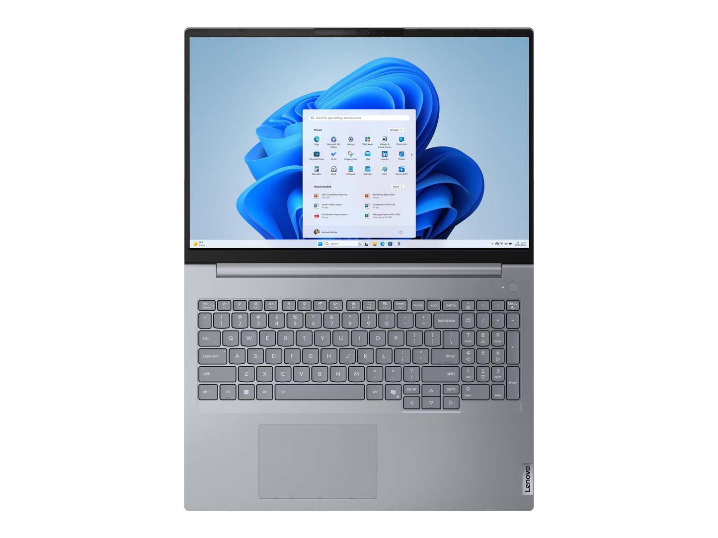 LENOVO ThinkBook 16 Gen 9 Intel Core 5 210H 16p WUXGA 16Go 512Go SSD M.2 Intel Graphics W11P 1YR Premier NBD