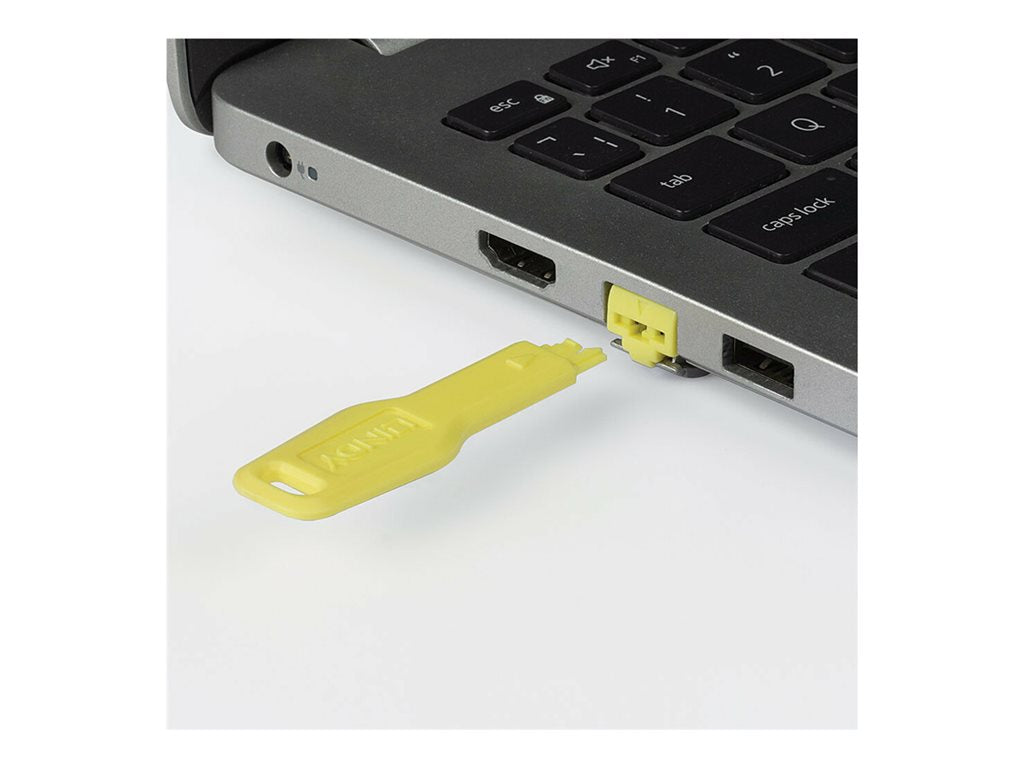 LINDY LINDY RJ45 Port Locks YELLOW 20pcs.