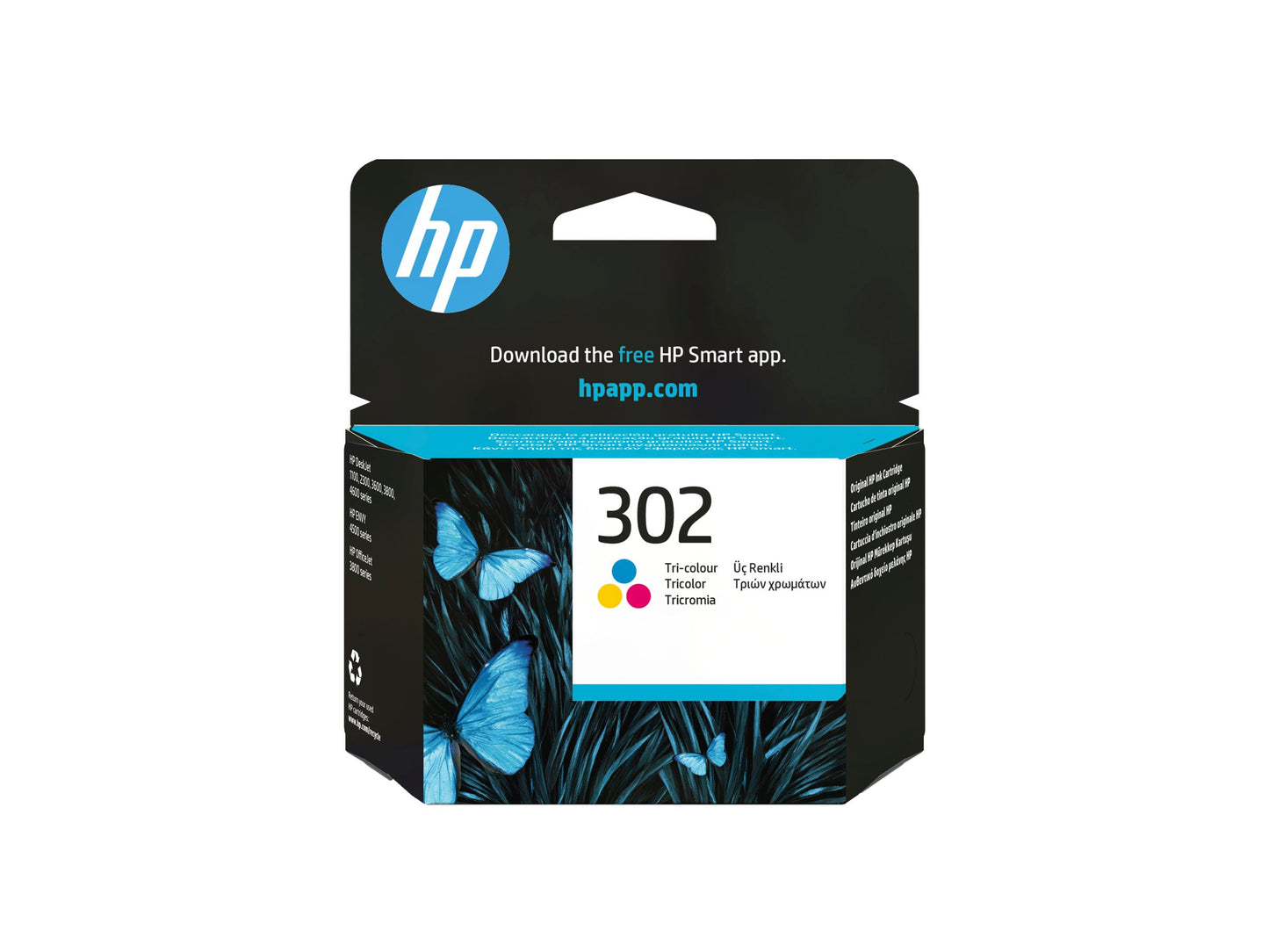 HP INC. HP 302 original Ink cartridge F6U65AE UUS Tri-color