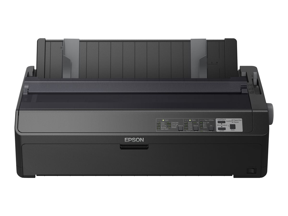 EPSON LQ 2090IIN Printer Mono dot-matrix Roll 21.6 cm 406.4mm width 420x364mm 360x180dpi 24pin 584char/sec parallel USB LAN