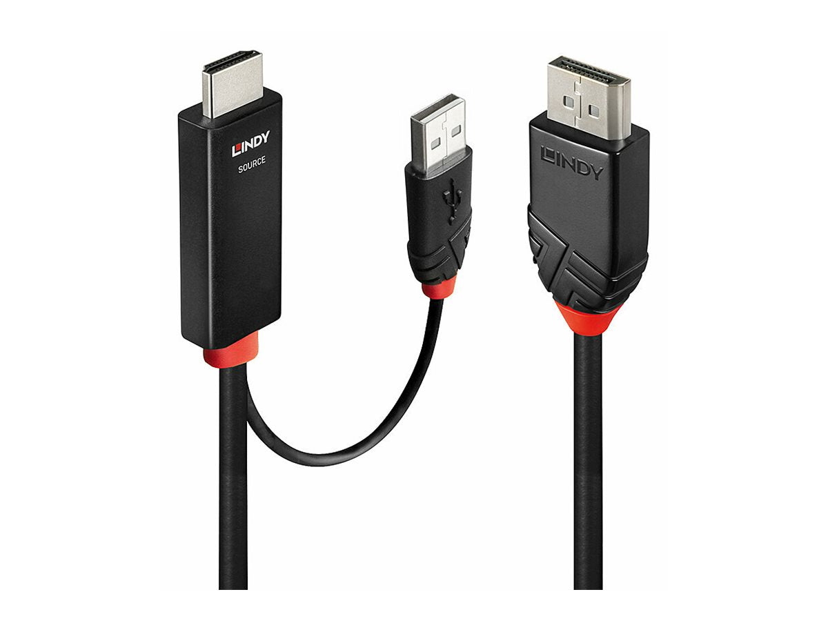 LINDY 2m HDMI to DisplayPort Cable