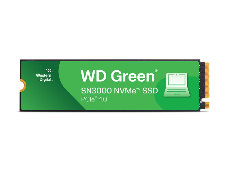 WD Green SN3000 NVMe SSD 500Go M.2 2280 POWERED BY SANDISK