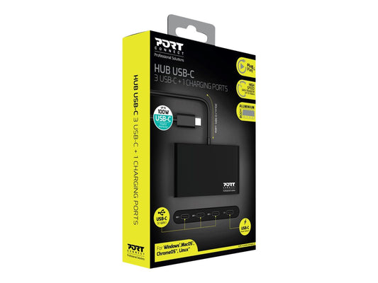 PORT DESIGNS PORT DESIGNS USB Hub Type-C 4Ports Type-C