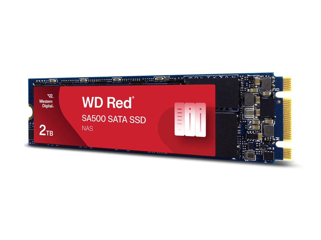 SANDISK WD Red SSD SA500 NAS 2To SATA III 6Go/s M.2 2280 Bulk POWERED BY SANDISK