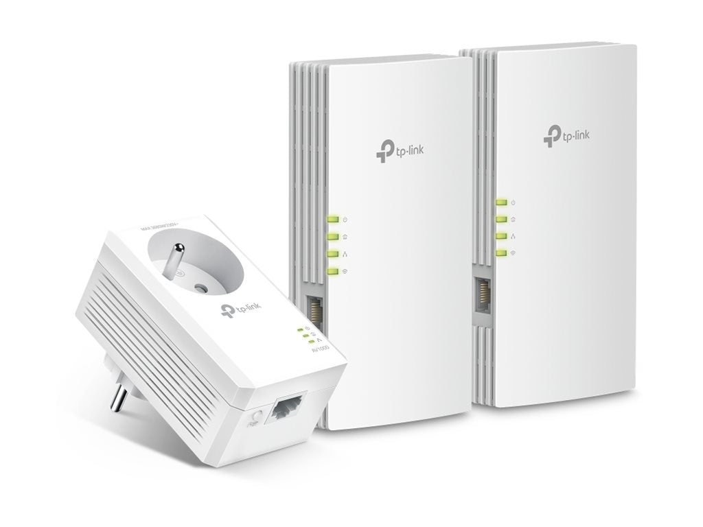 TP-LINK Kit de 3 adaptateurs CPL AV1000 AX1500 Wi-Fi 6 Conforme à la norme Homeplug AV2 Offre aux utilisateurs des débits