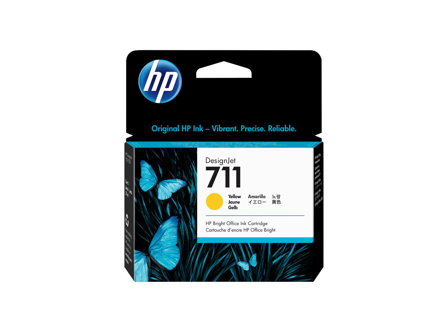 HP 711 original Ink cartridge CZ132A yellow standard capacity 29ml 1-pack