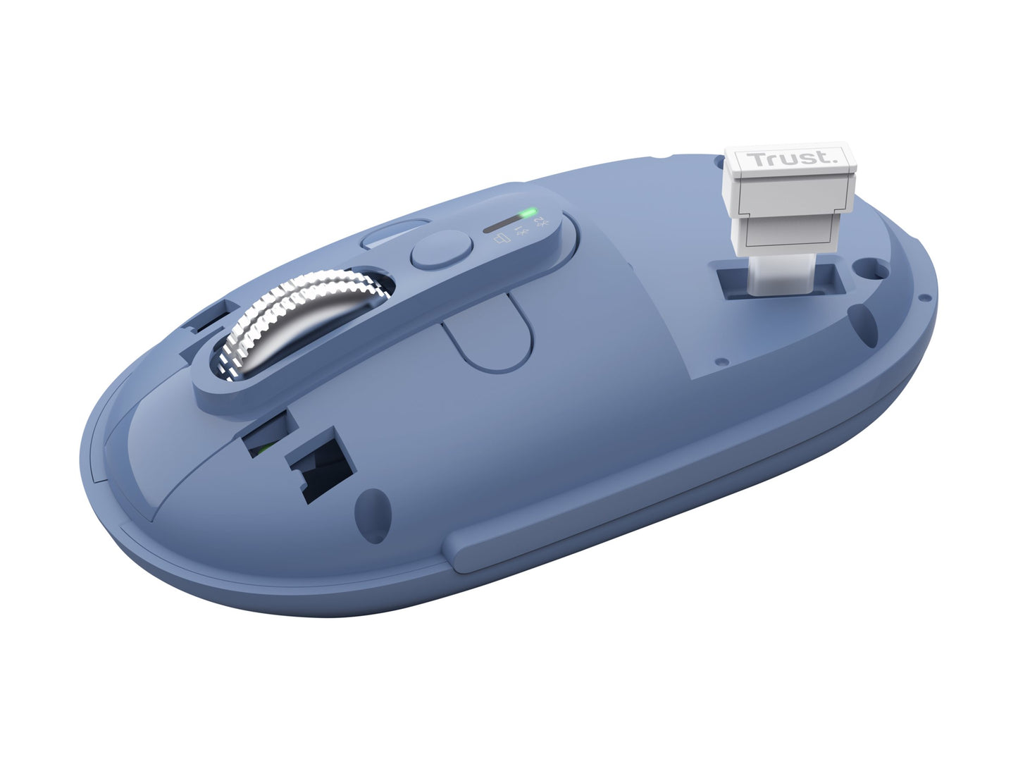 TRUST TRUST Souris sans fil SERON hyperscroll multi-connexion rechargeable bleu