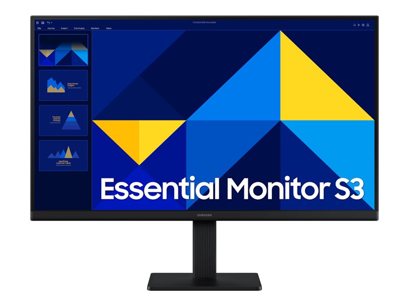 SAMSUNG LS24D300GAUXEN  écran LED - 24" - 1920 x 1080 Full HD (1080p) @ 100 Hz - IPS - 250 cd/m² - 1000:1 - 5 ms - HDMI, VGA - noir