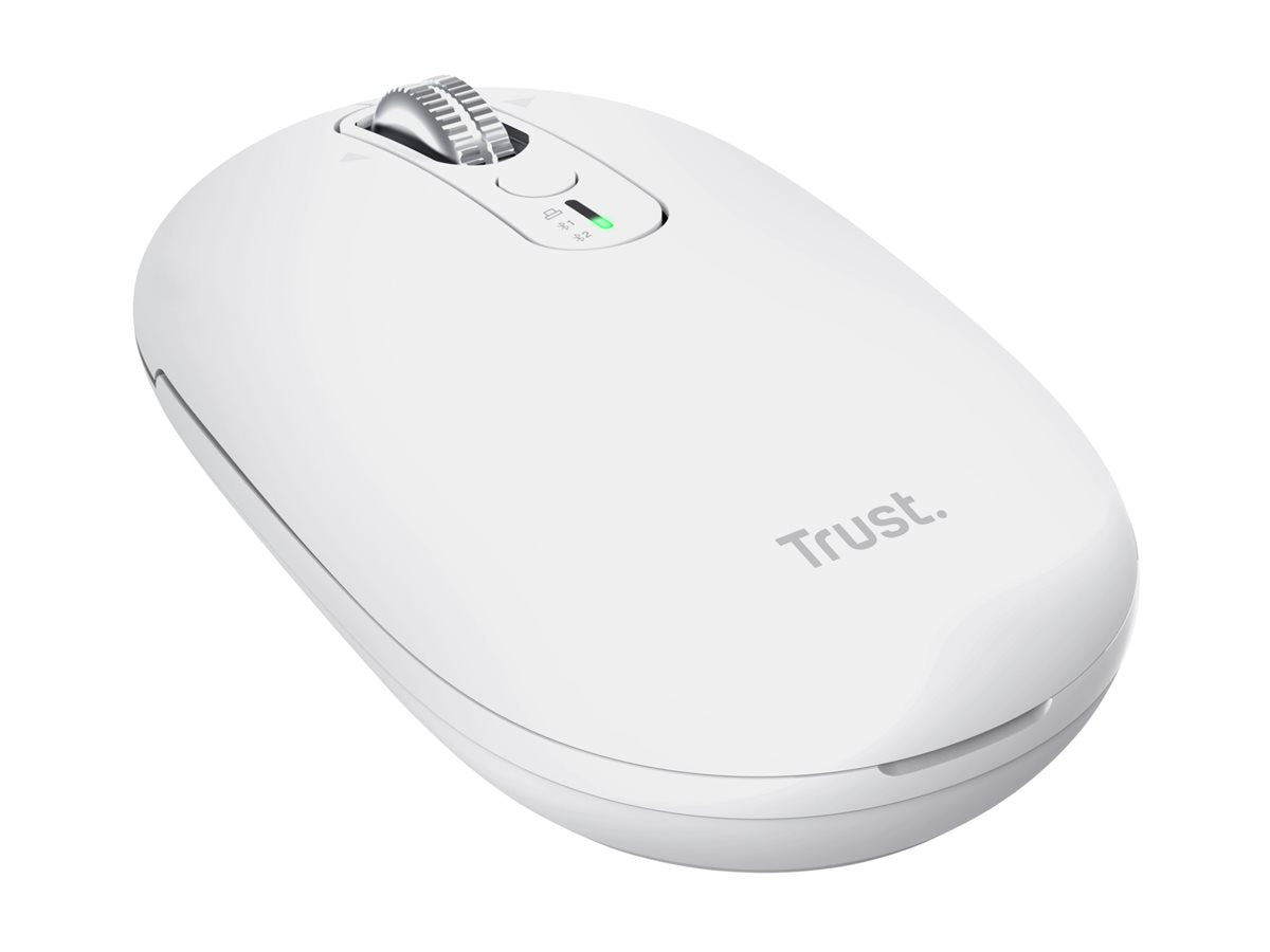TRUST TRUST Souris sans fil SERON hyperscroll multi-connexion rechargeable blanc