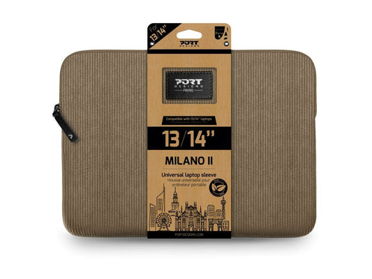 PORT DESIGNS MILANO II ECO SLEEVE 13/14 DESERT BROWN