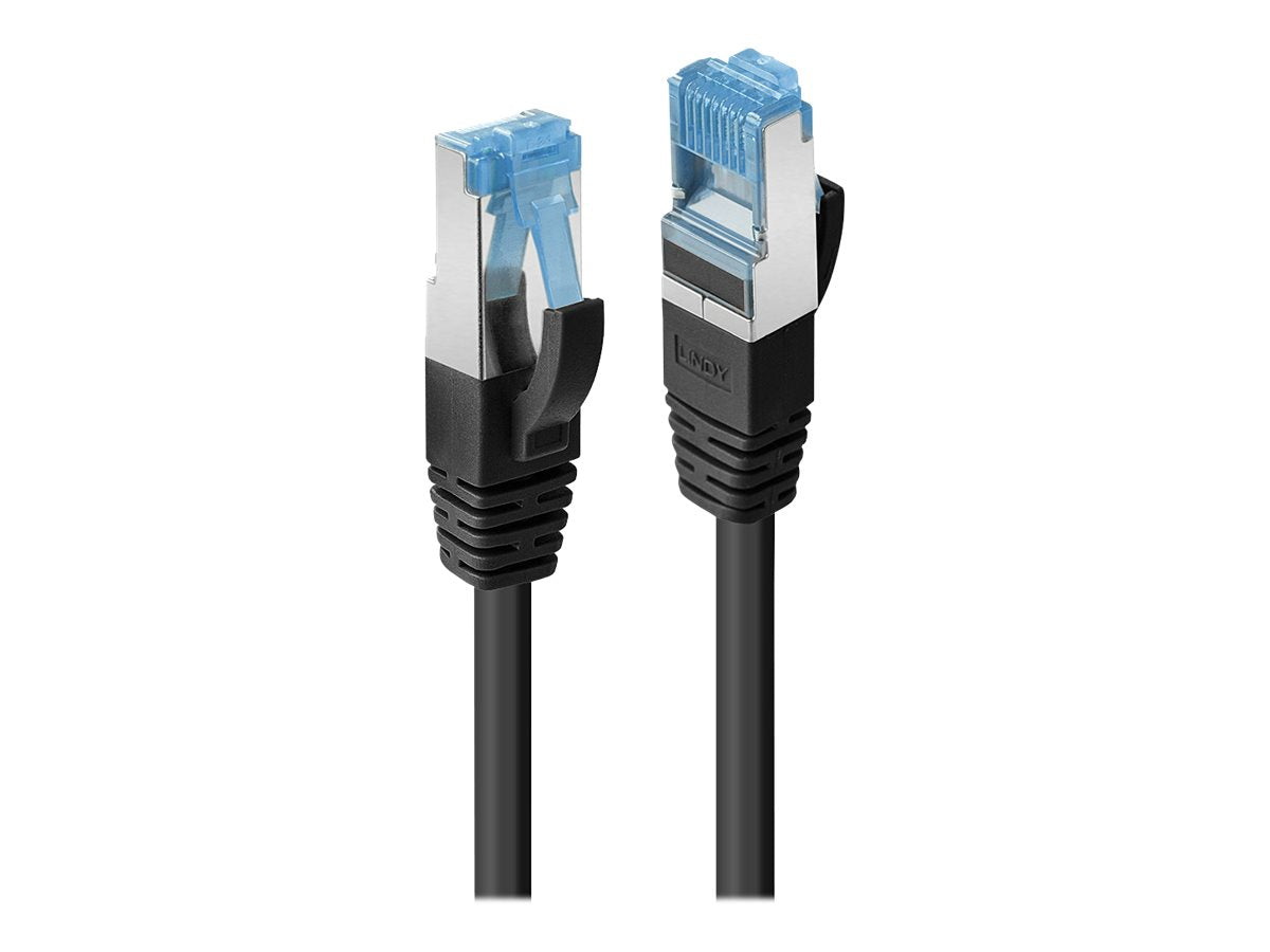 LINDY Cat.6A S/FTP LSOH Black 1m Patchcable