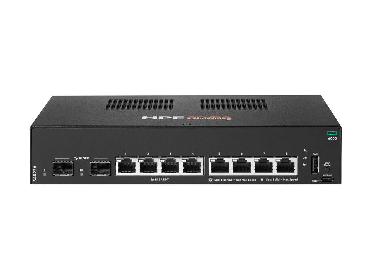 ARUBA HPE ANW 6000 8G 2F Sw EU en