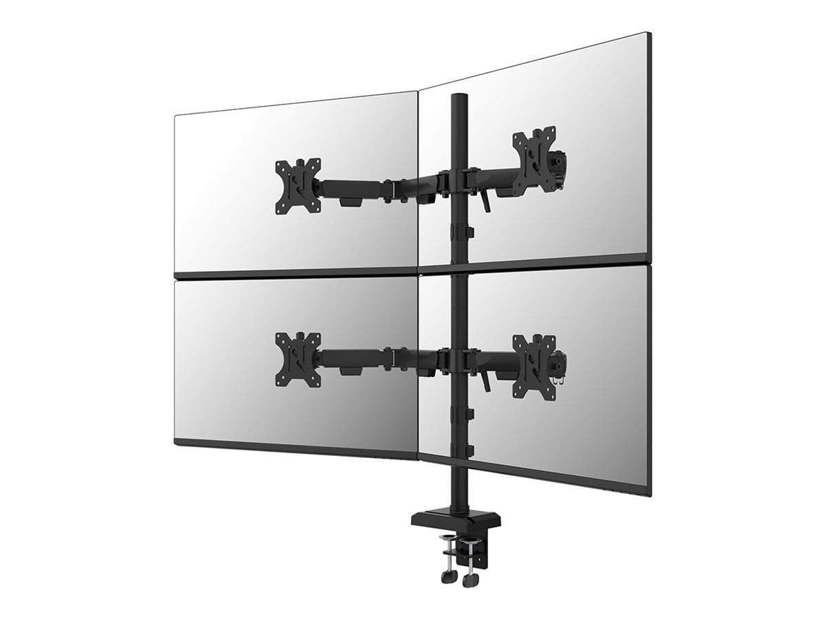 NEOMOUNTS NERO Quadruple monitor arm 10-32p