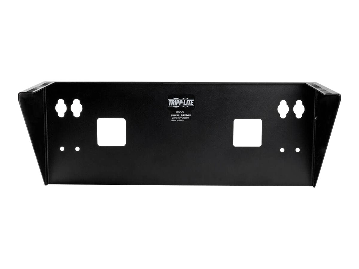 EATON EATON TRIPPLITE Wallmount Rack 4U Vertical Rack Bracket 175lb Capacity Mounting bracket wall mountable Black 4U 19