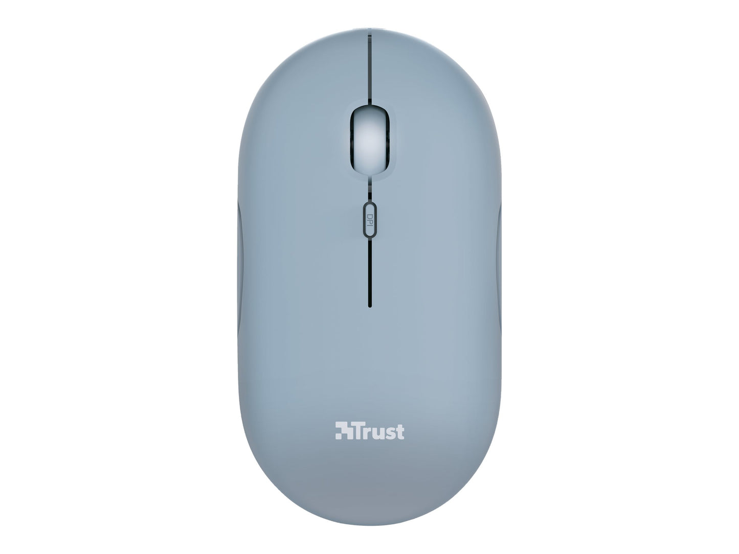 TRUST Souris sans fil PUCK Ultra-plate rechargeable - Bleue