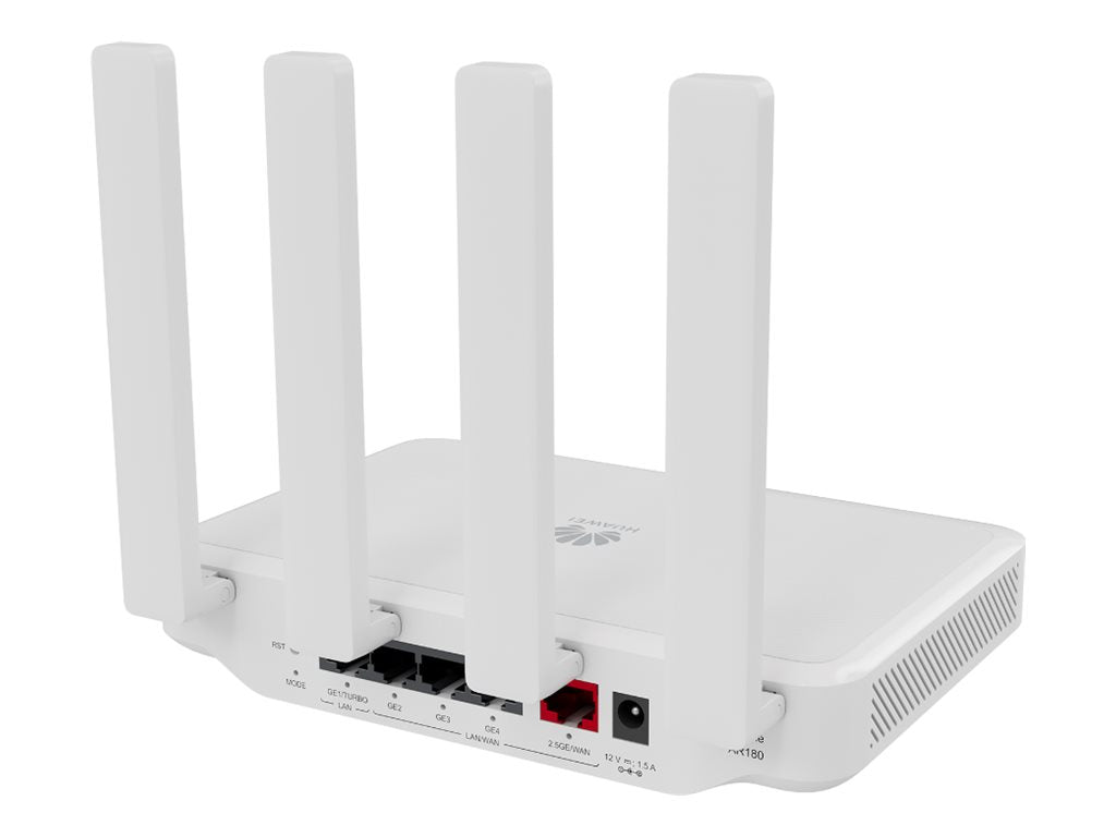 HUAWEI TECHNOLOGIES HUAWEI AR180 1x 2.5GE WAN 4xGE LAN 2+2 WiFi7 Venus White with 1x AC power adapter Fanless eKit