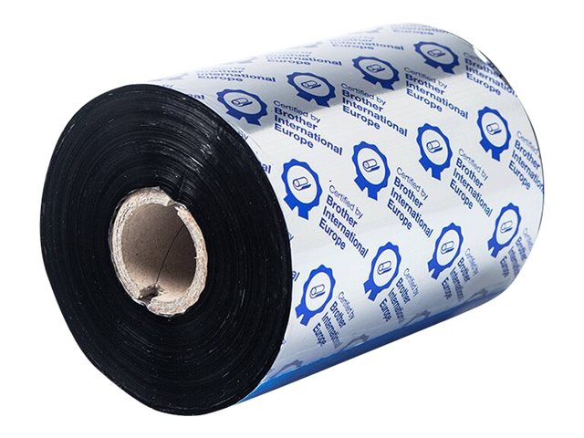 BROTHER PREMIUM WAX/RESIN BLACK 110MM X 600M PK OF 6