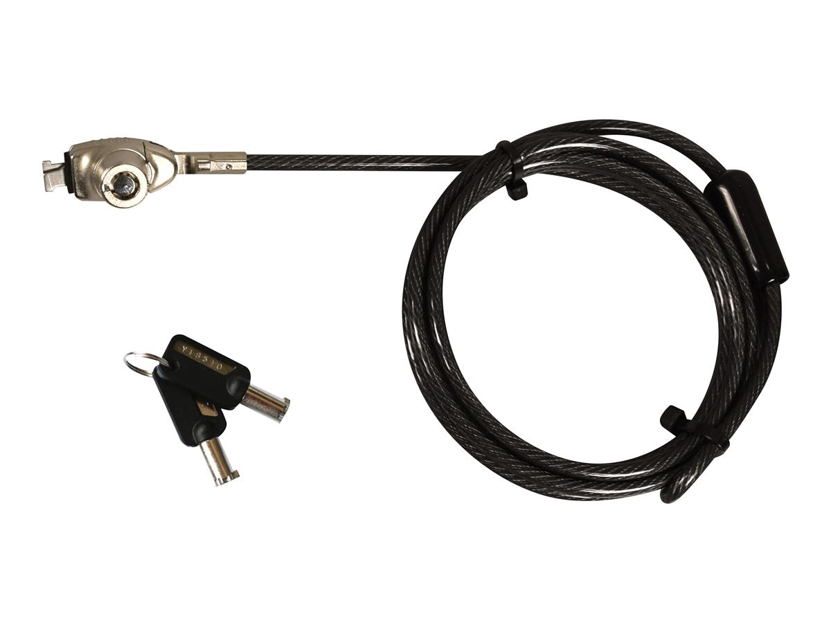 PORT DESIGNS Keyed Switchable Security Cable Lock All in one K-Lock/Noble Wedge/Nano