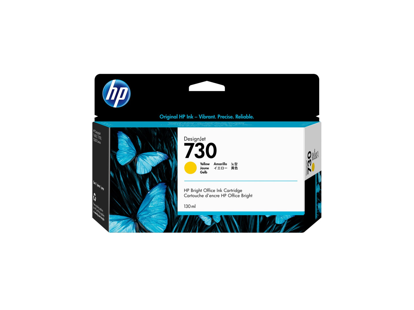 HP 730 130 ml Yellow Ink Cartridge