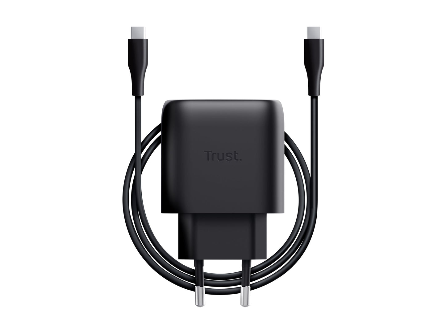TRUST Alimentation universelle MAXO USB-C 45 watts GAN Apple PC 1 port + câble noir