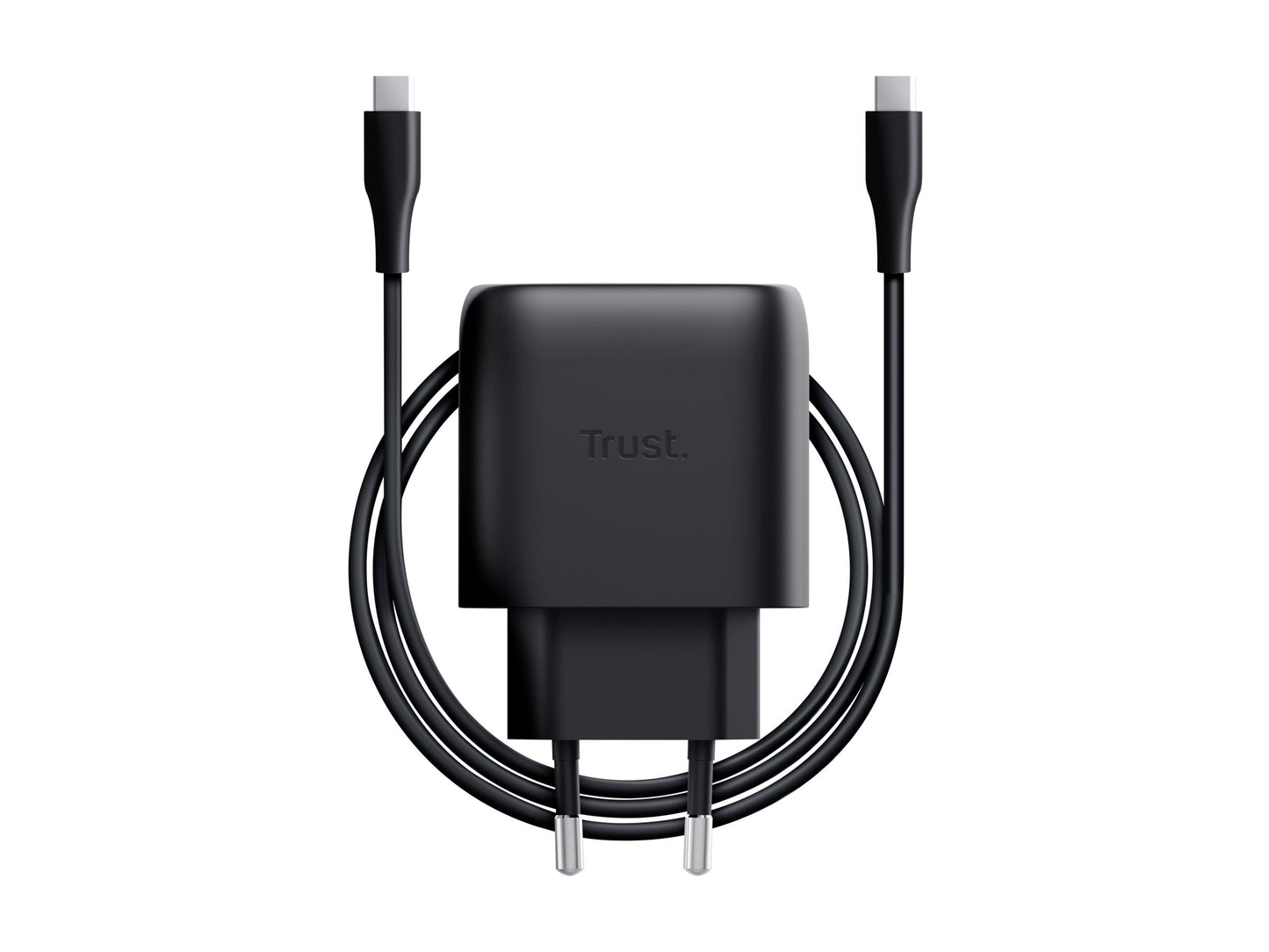 TRUST Alimentation universelle MAXO USB-C 45 watts GAN Apple PC 1 port + câble noir