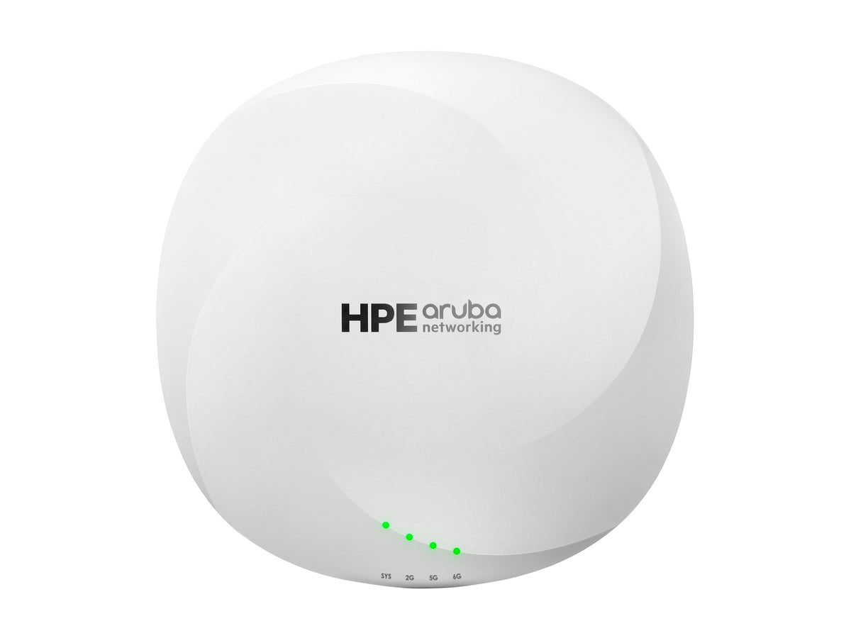 HEWLETT PACKARD ENTERPRISE HPE Aruba Networking AP-635 RW Tri Radio 2x2 Wi-Fi 6E Internal Antennas 5-pack Campus Access Point